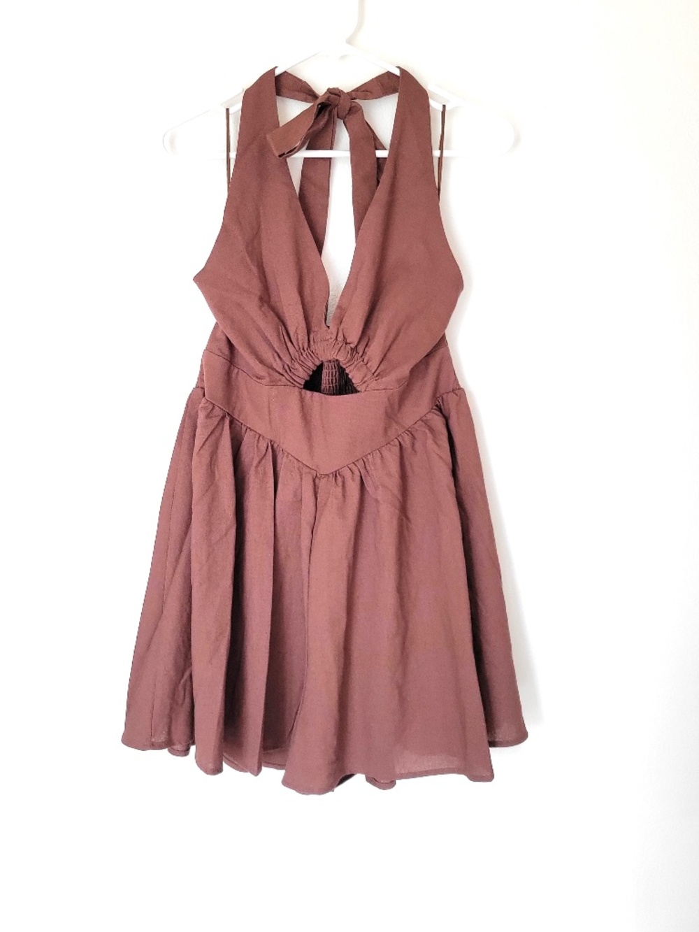Francesca's Halter Romper - L